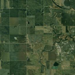 Flandreau Satellite Map