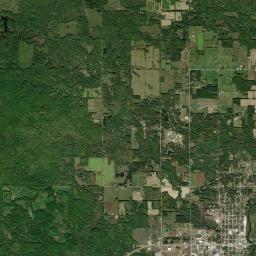 Evart Satellite Map