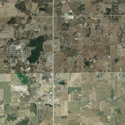 Random Lake Satellite Map