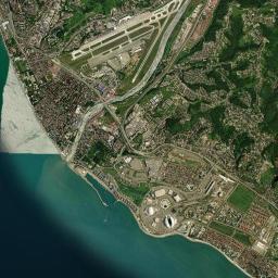 Adler Satellite Map