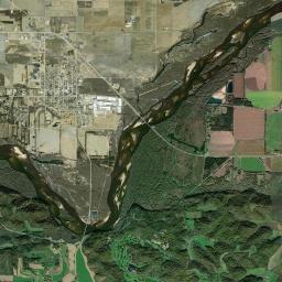 Spring Green Satellite Map