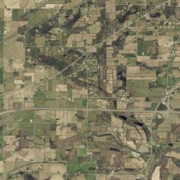 West Bergen New York Satellite Map