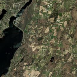 Saratoga Lake New York Satellite Map