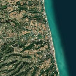 Cupra Marittima Satellite Map