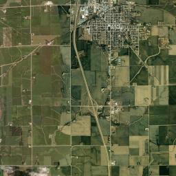 Chickasaw County Satellite Map