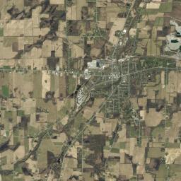 Le Roy New York Satellite Map