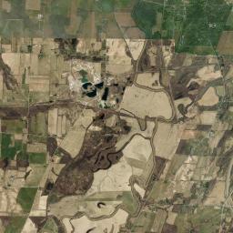 West Rush New York Satellite Map