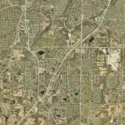 Franklin Satellite Map