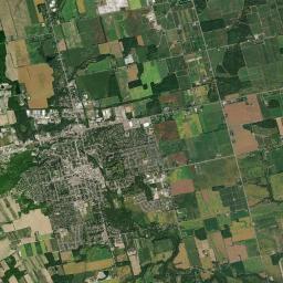 Simcoe Satellite Map