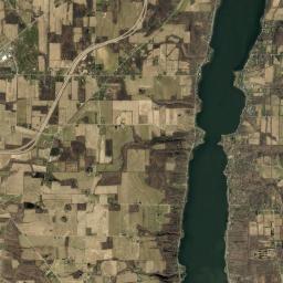 Sunny Shores New York Satellite Map