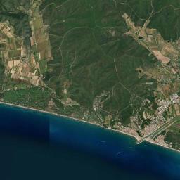 Castiglione della Pescaia Satellite Map