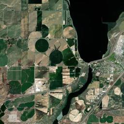 American Falls Satellite Map