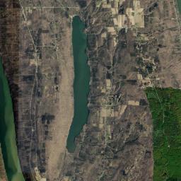 West Canadice Corners New York Satellite Map