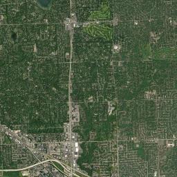 Franklin Satellite Map