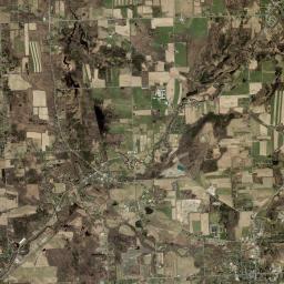 Peruville New York Satellite Map