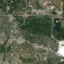 Cedar Falls Satellite Map