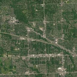 Farmington Hills Satellite Map