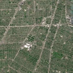 Grosse Pointe Woods Satellite Map