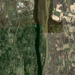 Schodack Landing New York Satellite Map