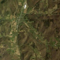 Franklinville New York Satellite Map