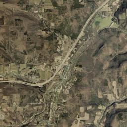 Almond New York Satellite Map