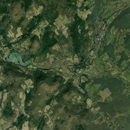 Franklin New York Satellite Map