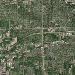 Wayne County Satellite Map