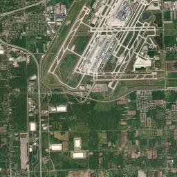 Romulus Satellite Map