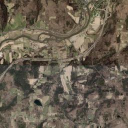 Vallonia Springs New York Satellite Map