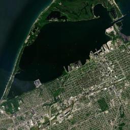 Erie, Pennsylvania map(satellite map)
