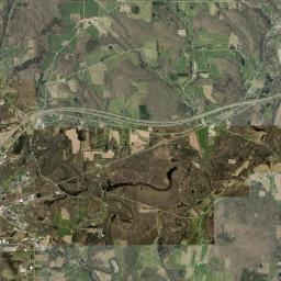 Poland Center New York Satellite Map