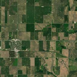 Glidden Satellite Map