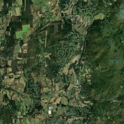 Ellington Connecticut Satellite Map