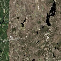 Thompson Connecticut Satellite Map
