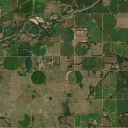 Stanton County Satellite Map