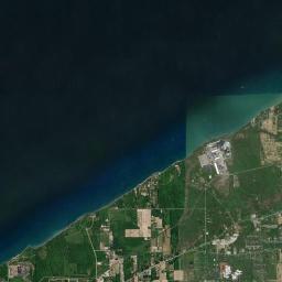 North Perry Ohio Satellite Map