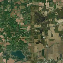 Hudson Lake Satellite Map