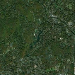 West District Connecticut Satellite Map