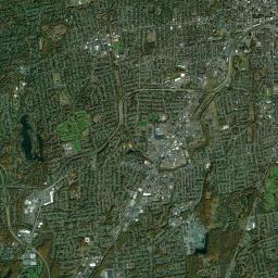 West Hartford Connecticut Satellite Map