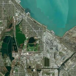 Whiting Satellite Map