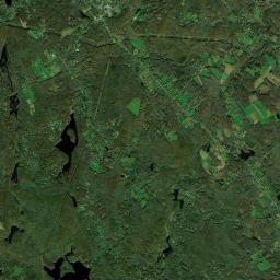 Columbia Connecticut Satellite Map