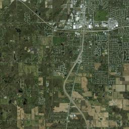 Saint Joseph County Satellite Map