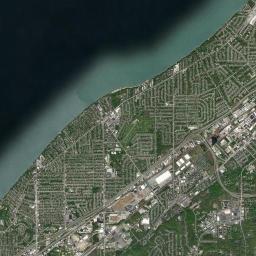 Willoughbeach Ohio Satellite Map