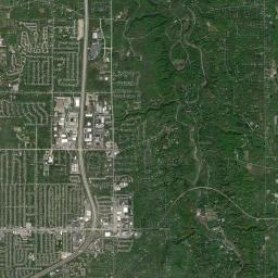 Mayfield Heights Ohio Satellite Map