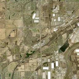 Historic U.S. 66 & Interstate 80 & Interstate 55 Satellite Map
