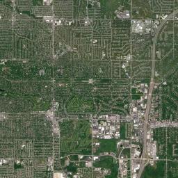Shaker Heights Ohio Satellite Map