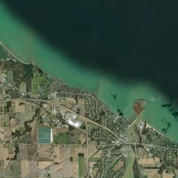 Rye beach Ohio Satellite Map