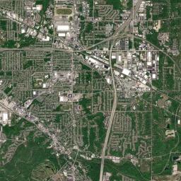 Warrensville Heights Ohio Satellite Map