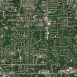 Walling Corners Ohio Satellite Map