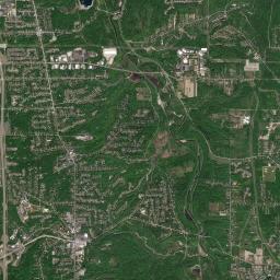 Sagamore Hills Ohio Satellite Map